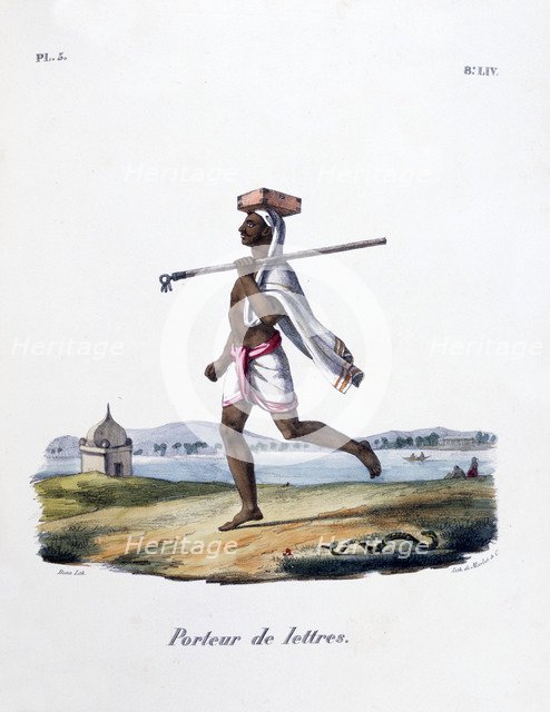 'Letter Carrier', 1828. Artist: Marlet et Cie