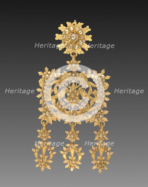 Earring, 1700s - 1800s. Creator: Unknown.