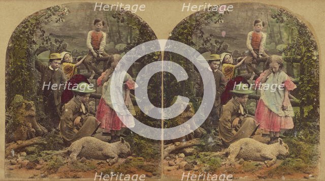 The Dead Lamb, 1868. Creator: London Stereoscopic & Photographic Co.