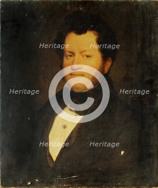Portrait of a man, 1836. Creator: Henry Scheffer.
