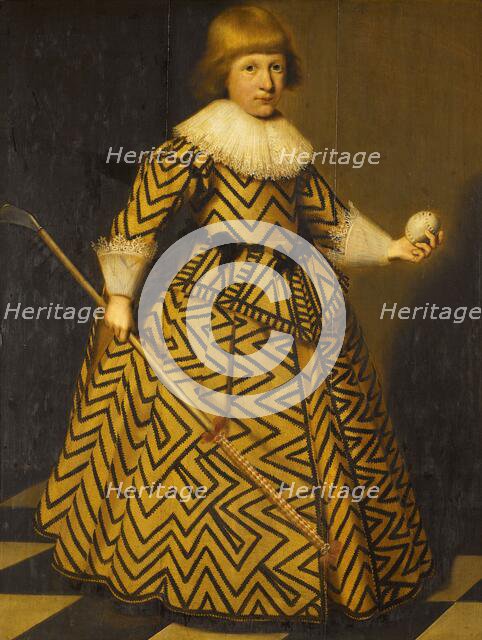Portrait of a Boy with a Kolf Club, 1631. Creator: Wybrand Simonsz. de Geest the Elder.