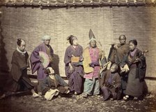 Street Actors, 1866-1867. Creator: Felice Beato.