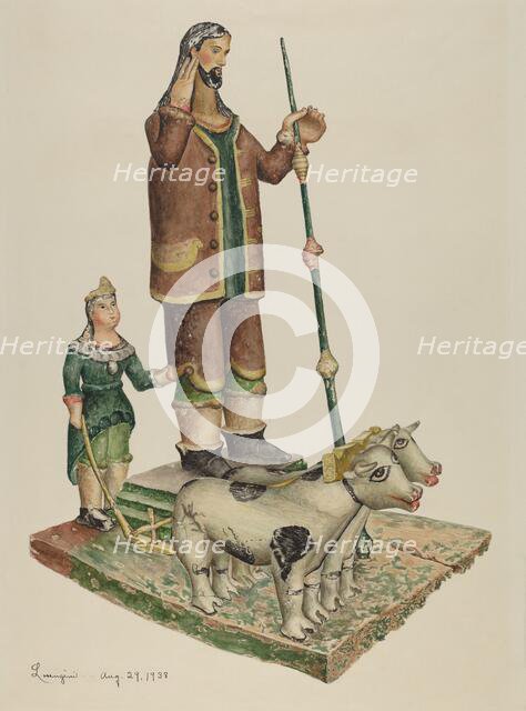 Bulto, 1938. Creator: Eldora P. Lorenzini.