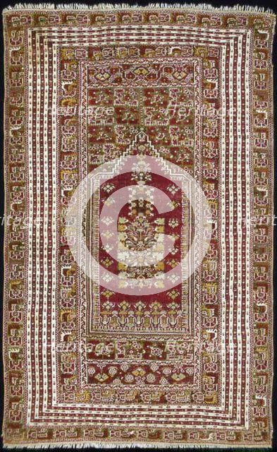 Prayer Carpet, Turkey, c. 1890. Creator: Unknown.