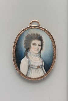 Clarissa Storrs, ca. 1795. Creator: William Verstille.