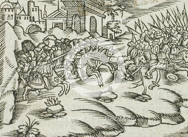 Battle Scene, 16th century. Creator: Unknown.