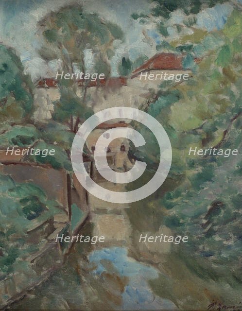 Old mill, Charenton, 1920. Creator: Per ake Laurén.