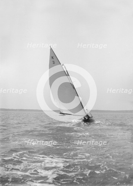 The 7 Metre 'Nelta', 1911. Creator: Kirk & Sons of Cowes.
