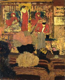 Le Numéro d'illusionniste, c. 1895. Creator: Vuillard, Édouard (1868-1940).