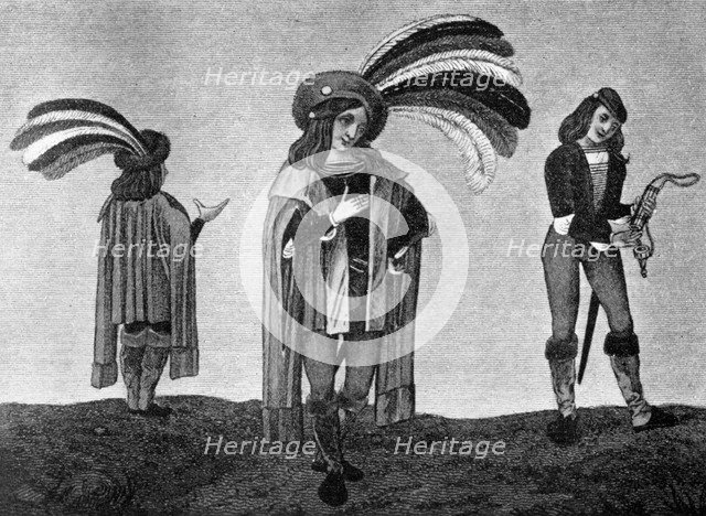 Male head-gear, late 15th-early 16th century, (1910). Artist: Unknown