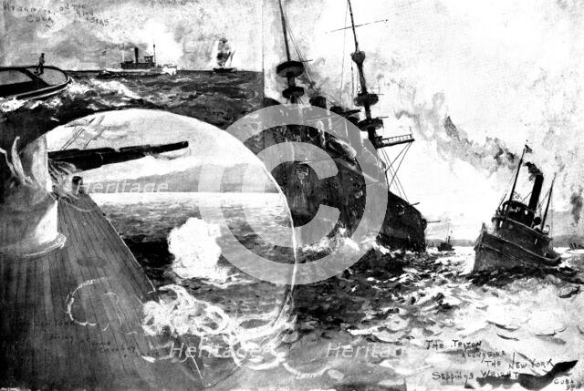 The Spanish-American War: sketches by our special artist, Mr. H. C. Seppings Wright, 1898. Creator: Unknown.