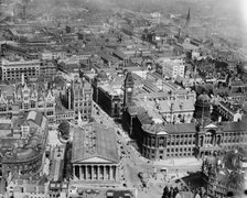 The Town Hall and municipal buildings at Victoria Square, Birmingham, 1928. Artist: Aerofilms.