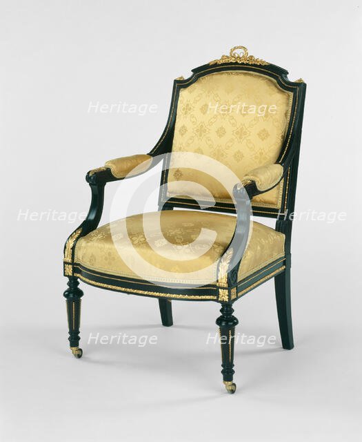 Armchair, 1856/65. Creator: Leon Marcotte.