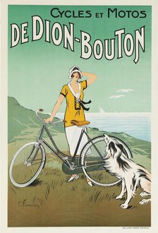 Cycles et Motos de Dion-Bouton, 1920s. Creator: Fournery, Félix (1865-1938).