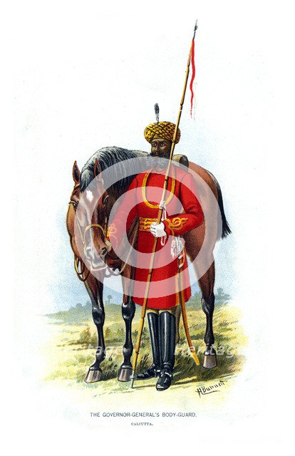 'The Governor General's Body Guard', c1890.Artist: H Bunnett