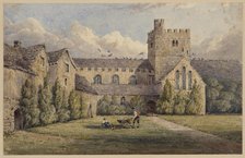 Brecon Priory, c1830-1850. Creator: Joseph Murray Ince.