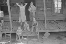 Tengle children, Hale County, Alabama, 1936. Creator: Walker Evans.