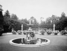 The Fountain, Bellefontaine, home of Giraud Foster, Lenox, Mass., c.between 1910 and 1920. Creator: Unknown.
