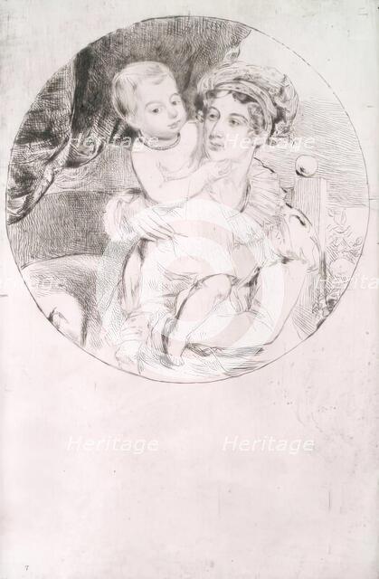 Lady Henrietta Drummond (1783-1854) and her Child, 1826. Creator: Andrew Geddes.