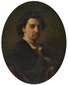 The Painter Constant Wauters, 1847. Creator: Joseph Stallaert.