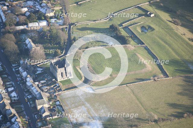 Site of Lavatrae Roman Fort and the ruins of Bowes Castle, County Durham, 2014. Creator: Historic England Staff Photographer.