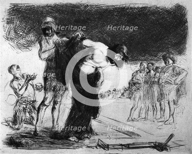 'Christ Stripped of His Clothing', 1925.Artist: Jean Louis Forain