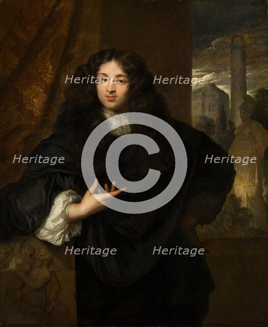 Portrait of Maurits Le Leu de Wilhem (1643- 1724), 1677. Creator: Gaspar Netscher.