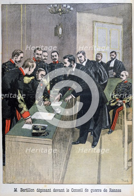 Alphonse Bertillon, French law enforcement officer, 1899. Artist: Oswaldo Tofani
