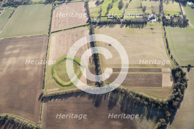 Norsebury Ring univallate Iron Age hillfort, Hampshire, 2018. Creator: Historic England Staff Photographer.