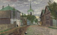 A street in Staraya Russa, 1921.