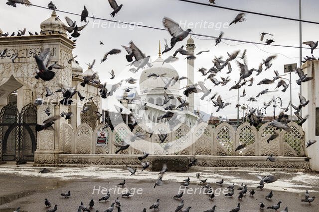 Hazratbal Shrine, Srinagar, Kashmir, India, 2023. Creator: Peter Thompson.