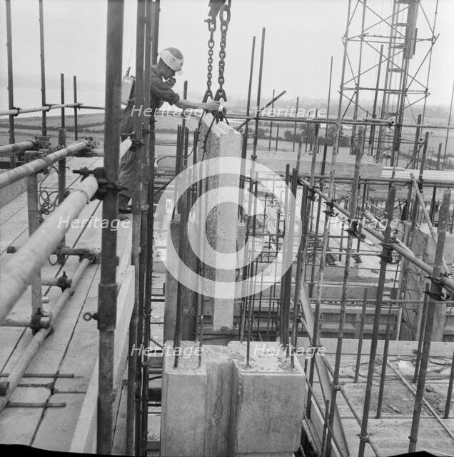 Berkeley Power Station, Berkeley, Ham and Stone, Stroud, Gloucestershire, 09/1958. Creator: John Laing plc.