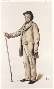 Sir John Lawes, English scientific agriculturalist, 1882.  Artist: Theobald Chartan