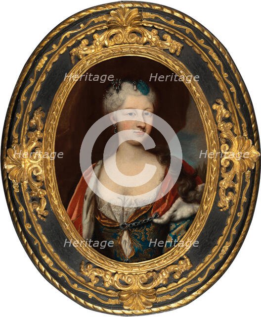 Polyxena of Hesse-Rotenburg (1706-1735), Queen of Sardinia, 1720s. Creator: Clementi, Maria Giovanna, (La Clementina) (1692-1761).