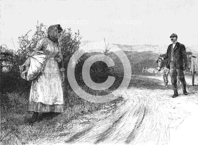 Scene from "Tess of the D'Urbervilles", by Thomas Hardy, 1891. Creator: Hubert von Herkomer.