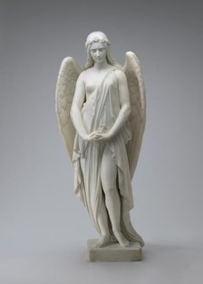 Peri at the Gates of Paradise, model 1854, carved by 1859. Creator: Thomas Crawford.
