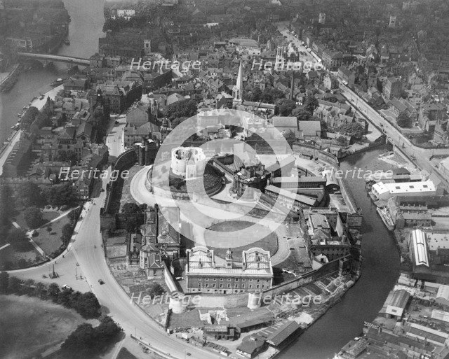 York Castle, North Yorkshire, 1926. Artist: Aerofilms.
