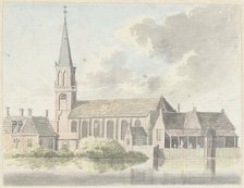 Church in Broek in Waterland, 1789. Creator: Hendrik Tavenier.