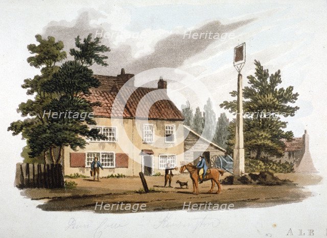 The Dun Cow Inn, Kensington, London, c1810. Artist: William Pickett