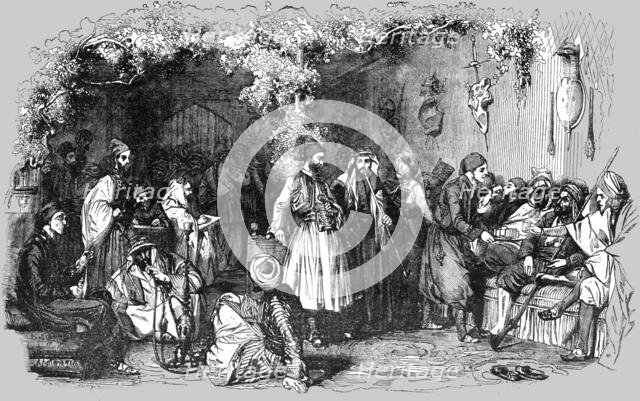 'Turkish coffee house', 1854. Creator: Unknown.
