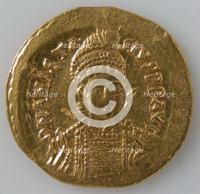 Solidus, Byzantine, 491-518. Creator: Unknown.