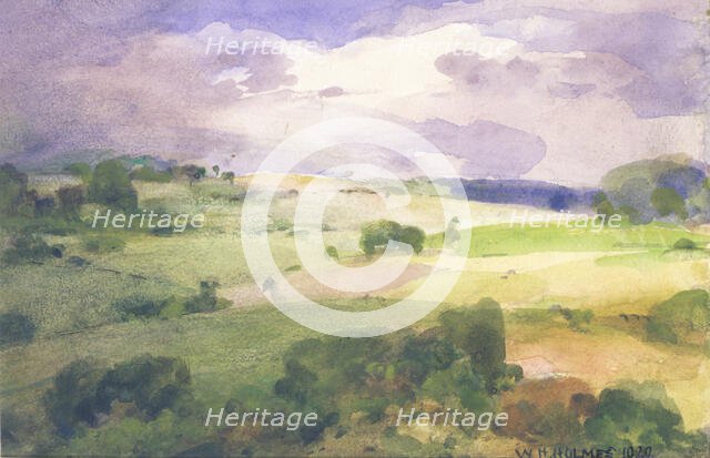 The Maryland Fields, 1929. Creator: William Henry Holmes.