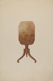 Tilt Top Table, 1937. Creator: Henry Murphy.