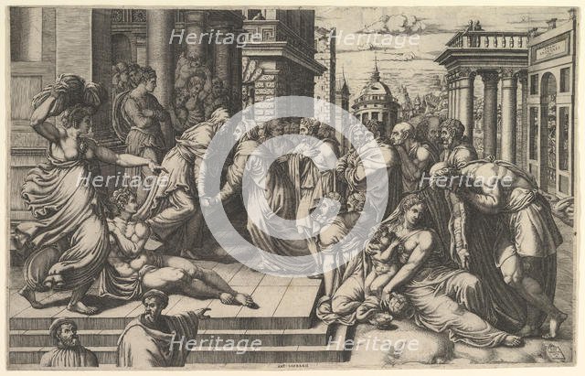 The Visitation, 1540-50. Creator: Giorgio Ghisi.