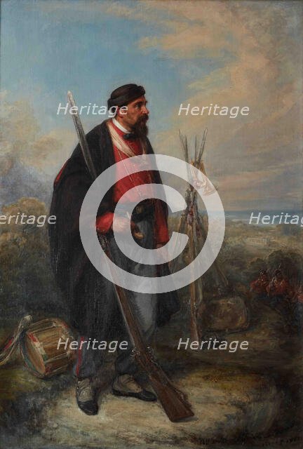 Portrait of Vittore Tasca (1821-1891), 1863. Creator: Carnovali, Giovanni (1804-1873).