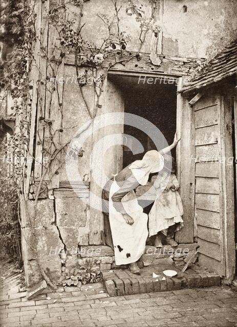 The Broken Saucer, Printed 1889-1891. Creator: J. B. B. Wellington.