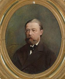 Portrait of the composer Bedrich Smetana. Creator: Anonymous.