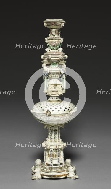 Flower Vase, c. 1520-1540. Creator: Saint-Porchaire (French).