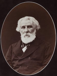 Portrait of the author Ivan Sergeyevich Turgenev (1818-1883), 1880.