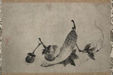 Cucumbers and Eggplant, 1500s. Creator: Yamada Doan (Japanese, 1571).